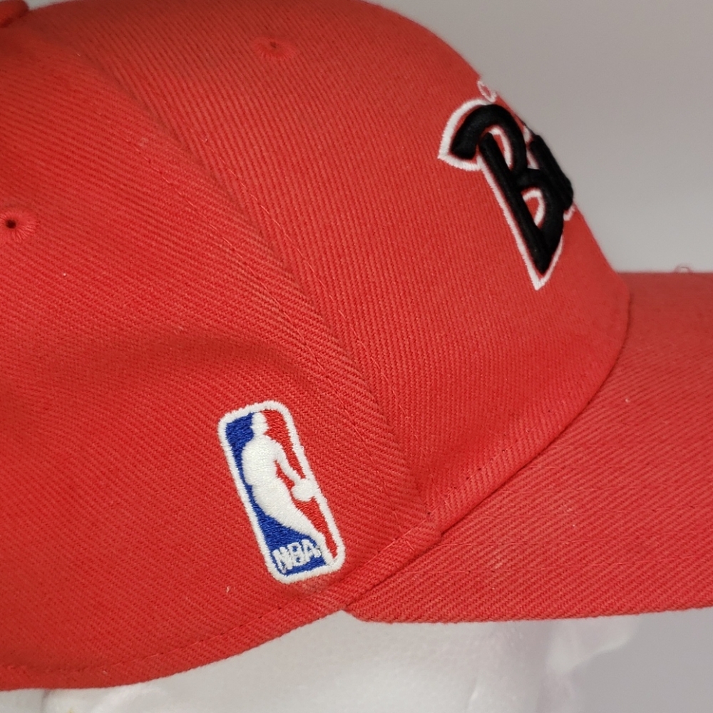 Adidas Chicago Bulls NBA Structured Adjustable Red Snapback Cap 100% Cotton - Picture 15 of 16
